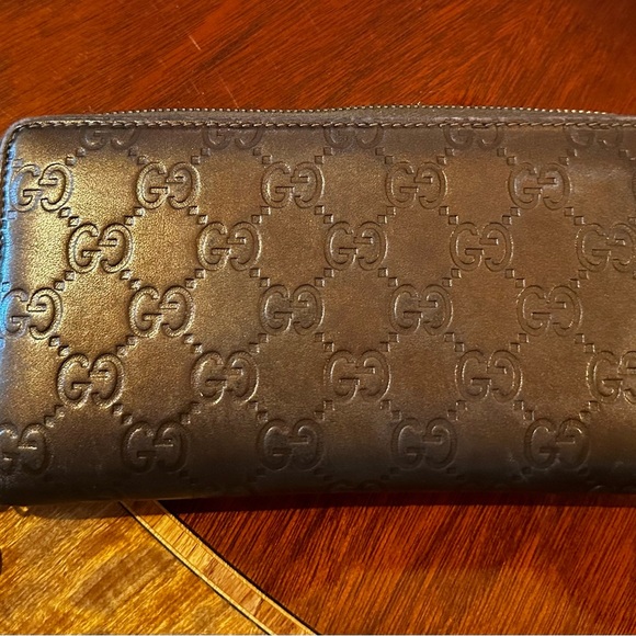 Gucci interlocking G pattern zip wallet - Picture 2 of 11